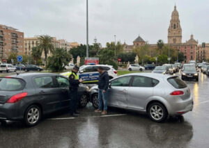 Accidente de Tráfico en Rotonda
