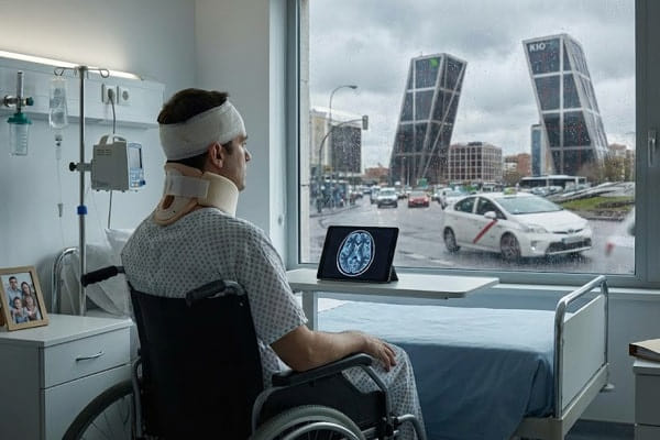 Indemnización por lesión cerebral en accidente de tráfico